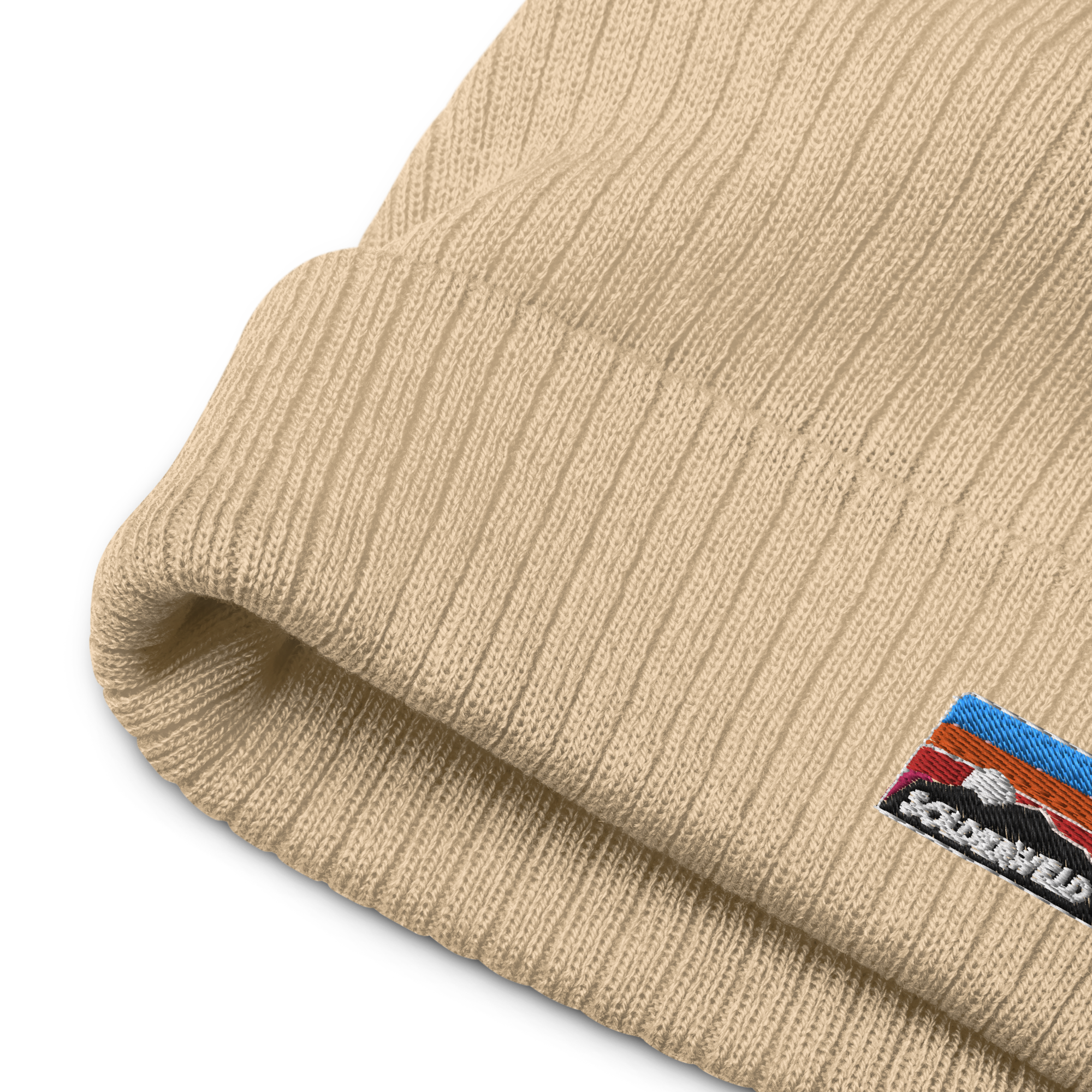 Mountain Views Ribbed knit beanie