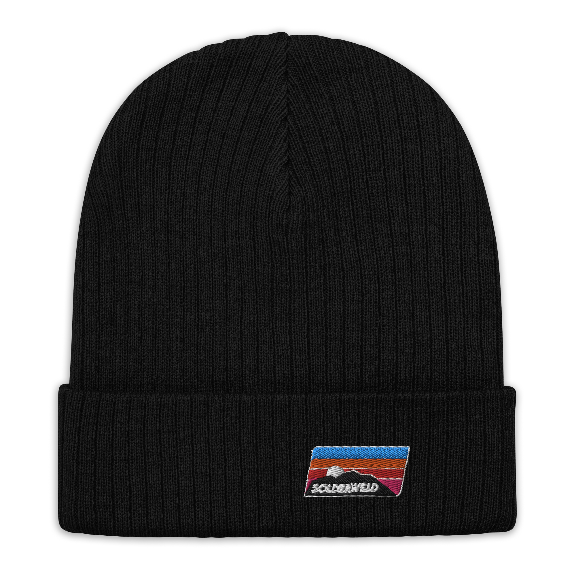 Mountain Views Ribbed knit beanie