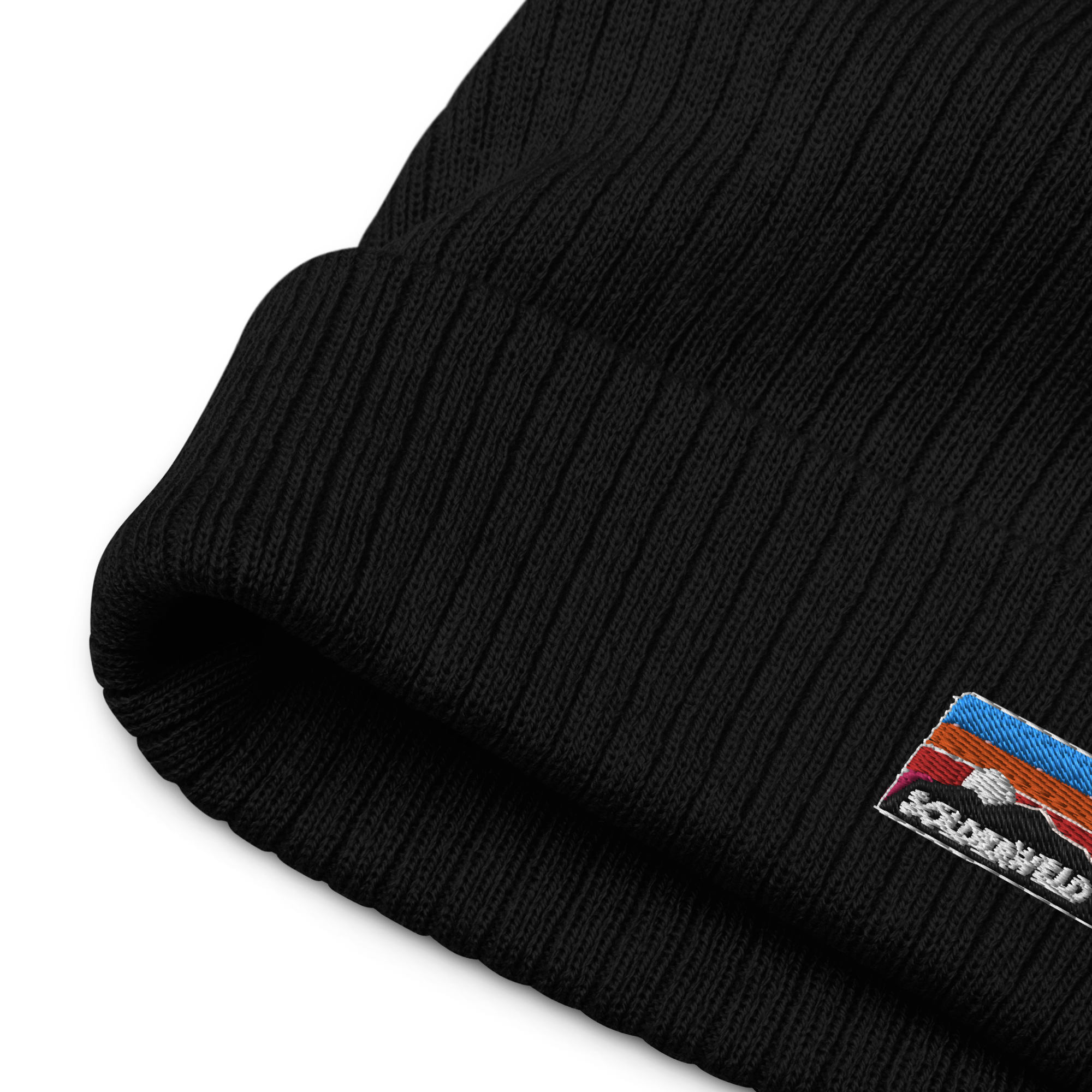 Mountain Views Ribbed knit beanie