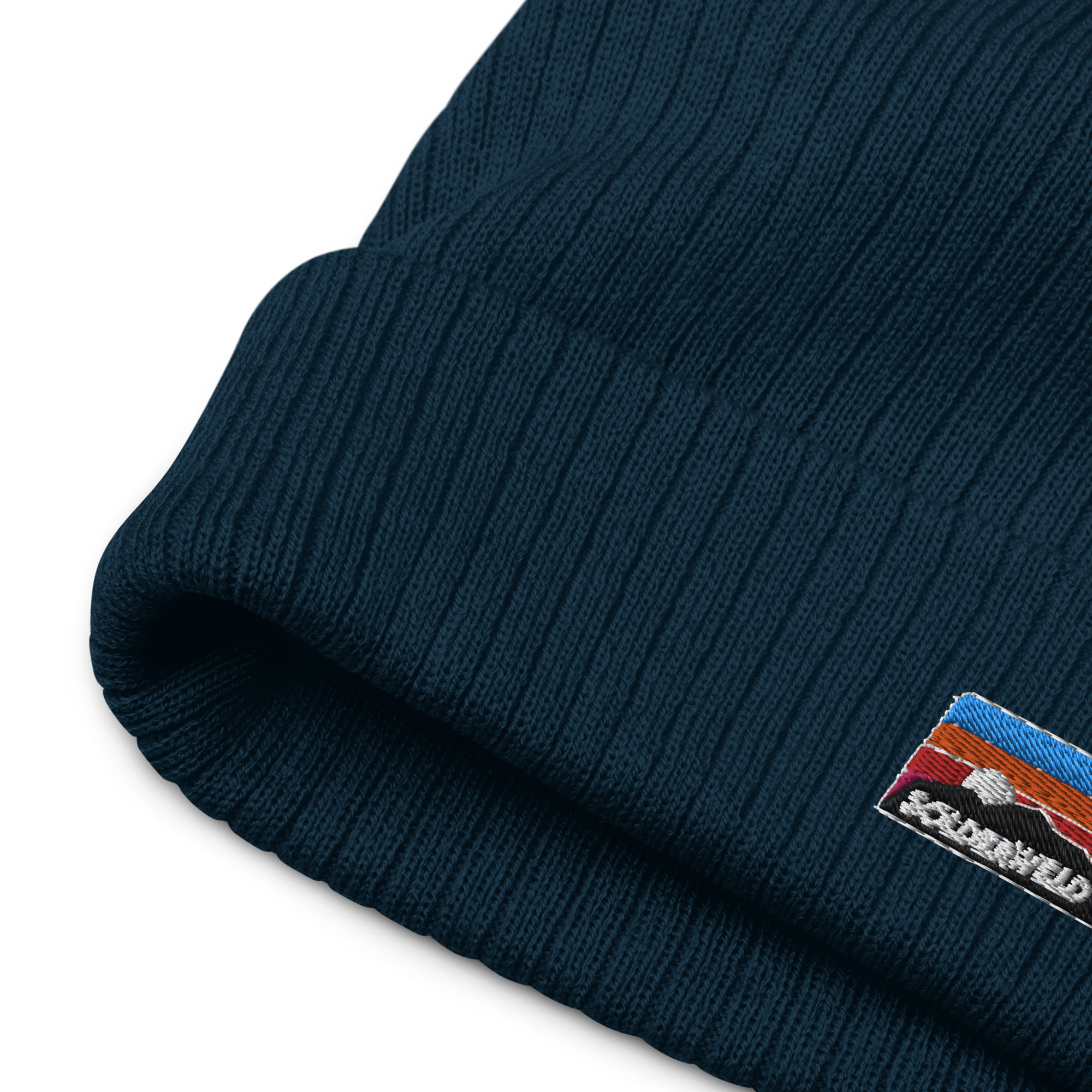 Mountain Views Ribbed knit beanie