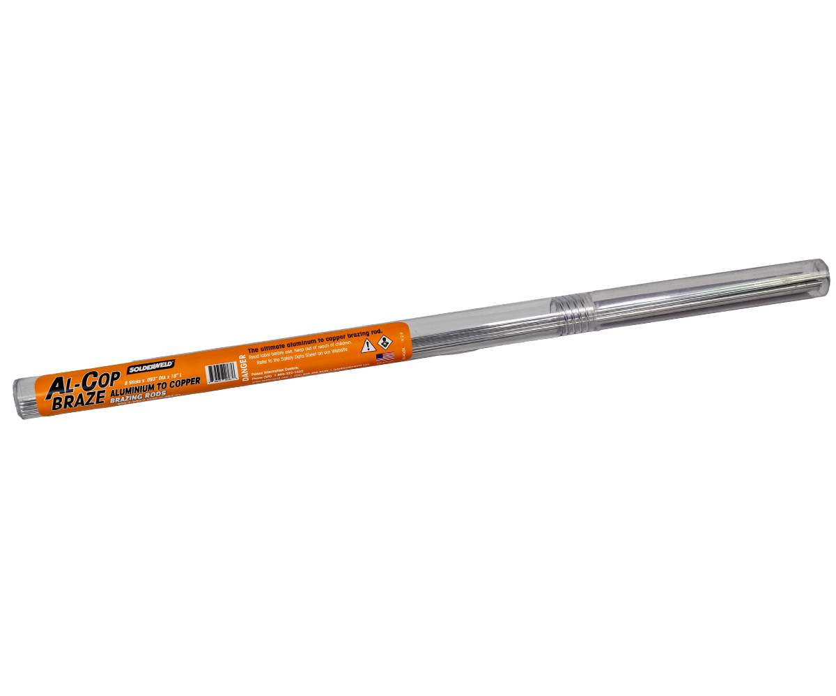 Alcop Rods Al-Cop Brazing Rod - For Aluminum and Aluminum to Copper brazing
