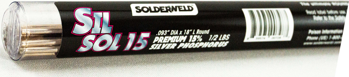 Sil-Sol 15% Silver-Phos brazing Rods ( Round )